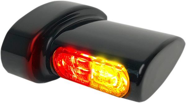 Winglets Micro Fender Flasher 3in1 Black, 4, nordicamoto.ro