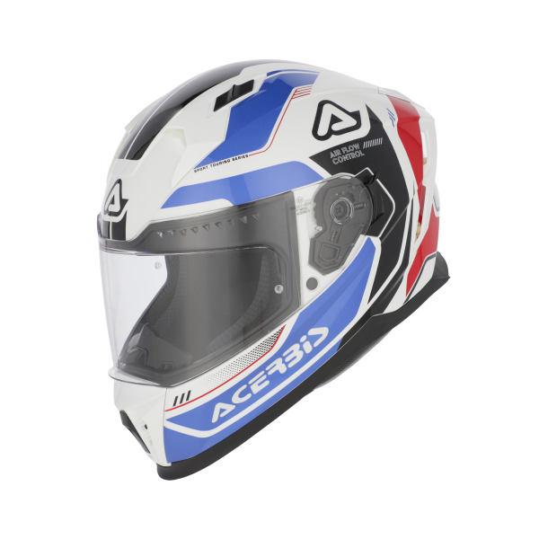 Casca Acerbis X-Way Graphic White/Blue-8