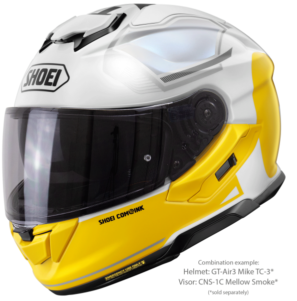 Casca integrala SHOEI GT-AIR3 MIKE TC-3 Alb/Galben XXL-2
