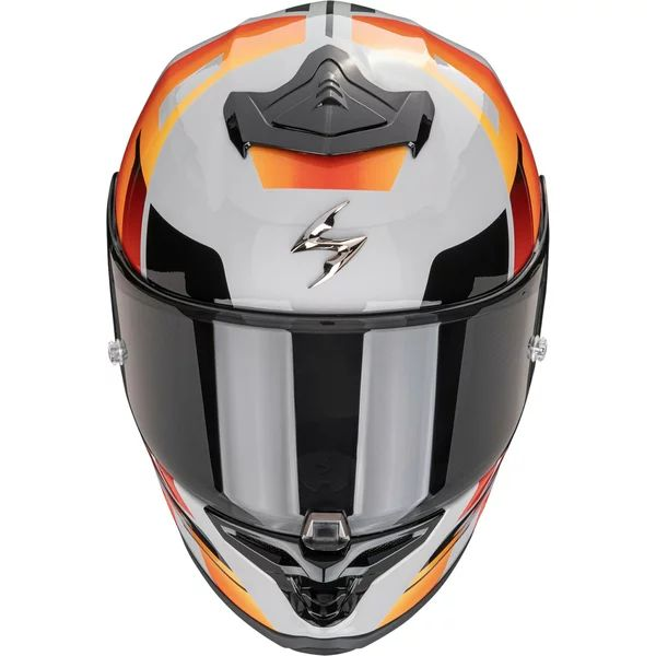 Casca integrala sport SCORPION EXO-R1 EVO II AIR ADRENALINE L Gri/Rosu/Portocaliu, 4, nordicamoto.ro