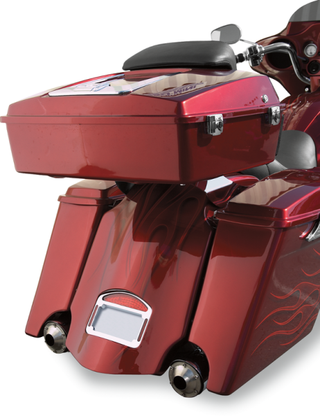 4(r) Extended Saddlebags White, Gel Coat, 1, nordicamoto.ro