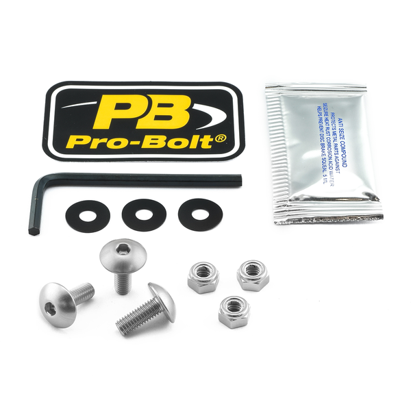 License Plate Screws Silver, 1, nordicamoto.ro