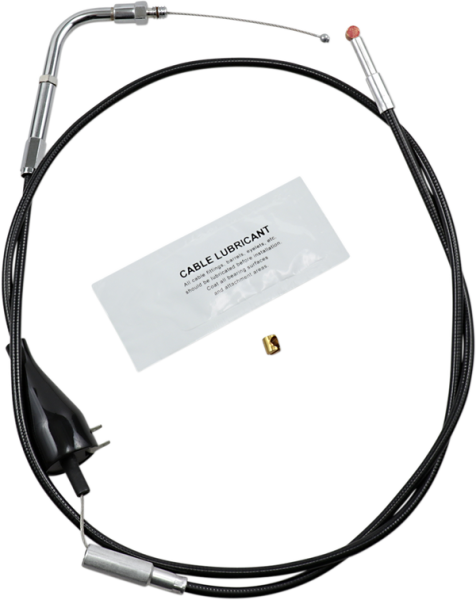 Black Vinyl Throttle/idle Cable Black Standard, 1, nordicamoto.ro