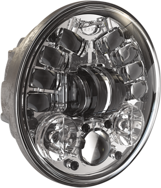 5-3/4(r) Led Adaptive 2 Headlight Chrome, 2, nordicamoto.ro