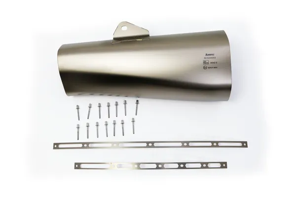 Muffler Sleeve Kit Silver 
