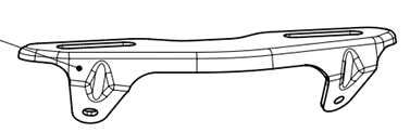 SUPORT MONTAJ PROIECTOARE / BARĂ LED CFMOTO, 1, nordicamoto.ro