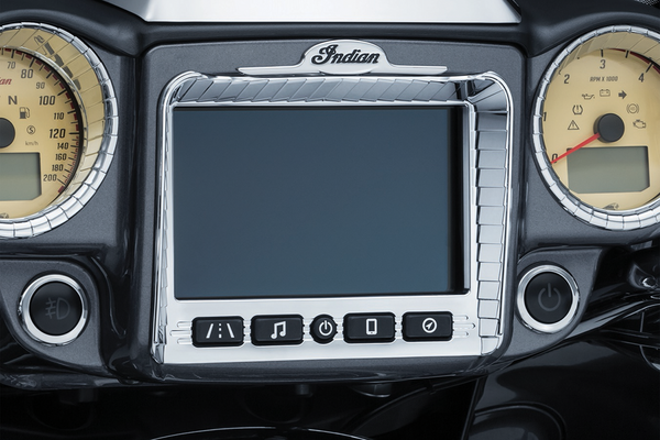 Touchscreen Stereo Accent Chrome, 1, nordicamoto.ro