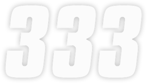 Number Stickers White, 1, nordicamoto.ro