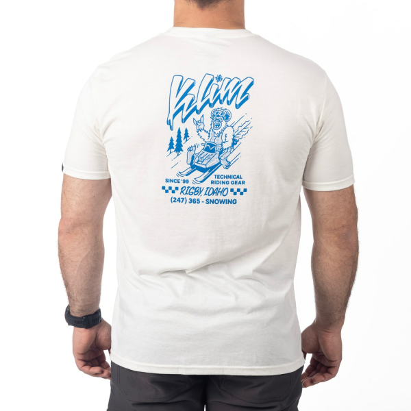 Tricou Klim Powabunga Tri-blend Black - Ice Blue-4