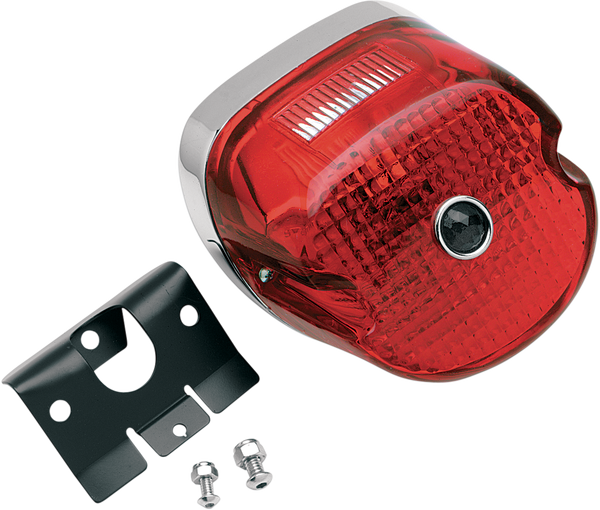 Laydown Taillight Assembly Chrome, 1, nordicamoto.ro