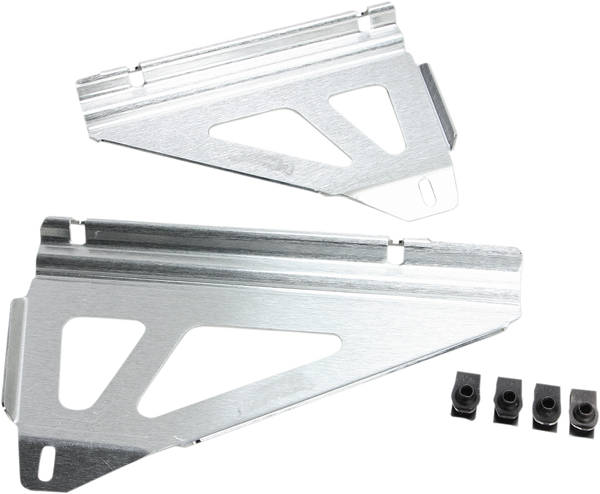 Radiator Race Braces Brushed Aluminum, 1, nordicamoto.ro
