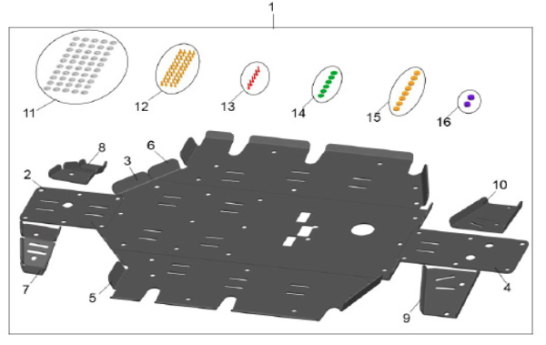 Ansamblu scut plastic CFMOTO U6 MY23>-3
