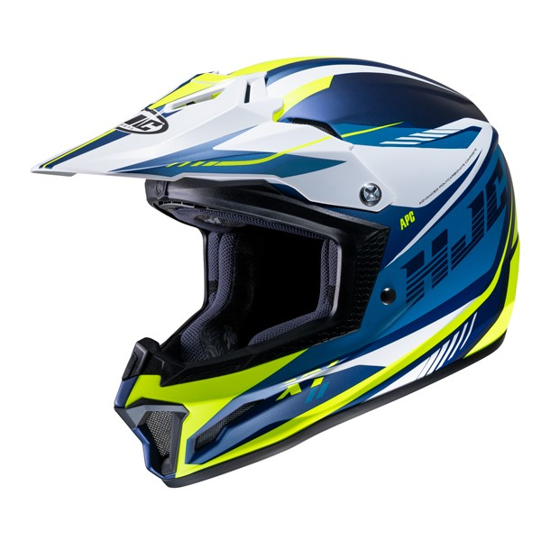 Casca HJC CLXY II Drift Fluo Albastru M, 5, nordicamoto.ro
