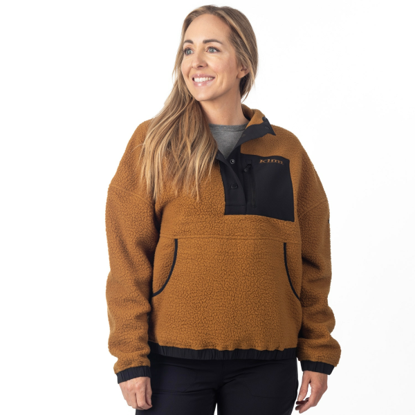 Hanorac Dama Klim Sira High Pile Fleece Black-13