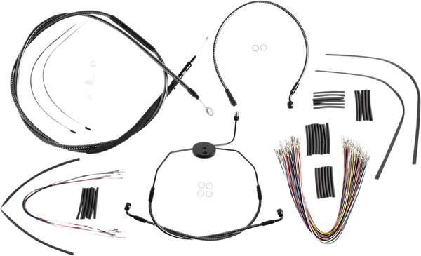 Karbonfibr Designer Handlebar Installation Kit Silver, 1, nordicamoto.ro