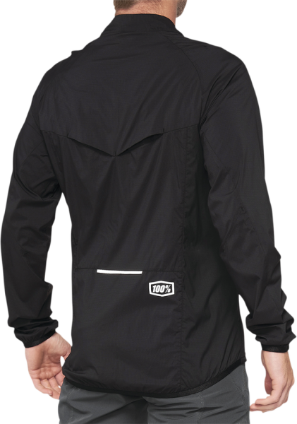 Windbreaker Corridor Bicycle Jacket Black -1