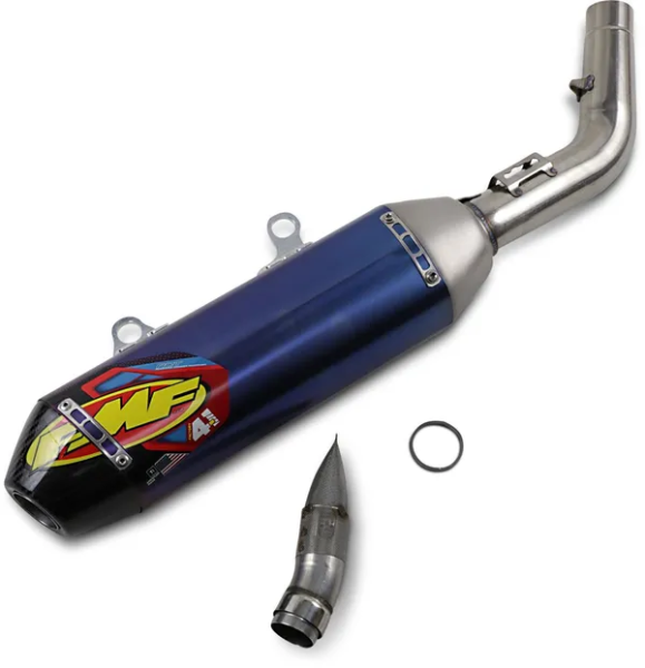 Factory 4.1 Rct Slip-on Muffler Anodized Blue-0