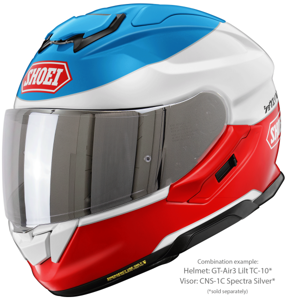 Casca integrala SHOEI GT-AIR3 LILT TC-10 Albastru/Rosu/Alb XXL-1