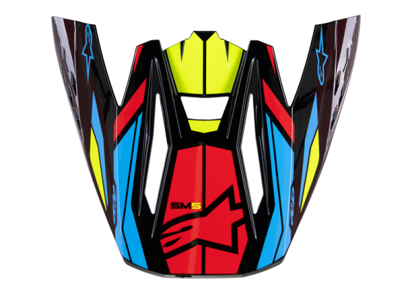 Cozoroc Casca Alpinestars SM5 Act 2 Black/Yellow/Red-0