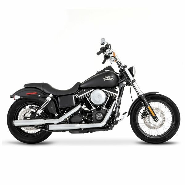 Muffler Slip-on 3(r) Duals For Softails Chrome, 1, nordicamoto.ro