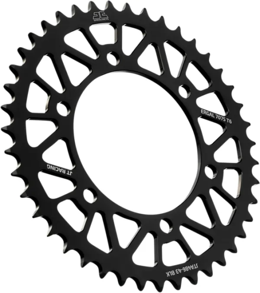 JT SPROCKETS Racelite Aluminum Rear Sprocket Black 