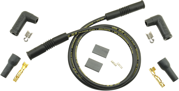 Universal 8.8 Mm Plug Wire Kit Black, 1, nordicamoto.ro