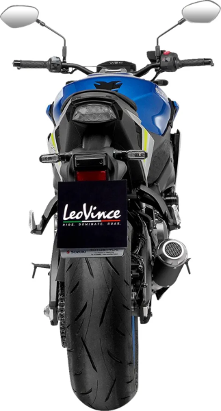 Tobă de eșapament LeoVince LV-10 Black Edition Slip-On pentru Suzuki GSX-8S / GSX-8R (2023-2025), 4, nordicamoto.ro
