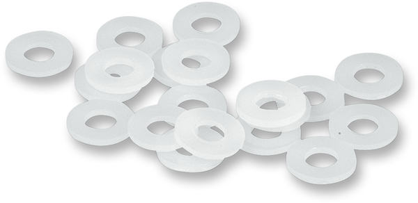 Universal Nylon Seat Mounting Washers Raw, 1, nordicamoto.ro