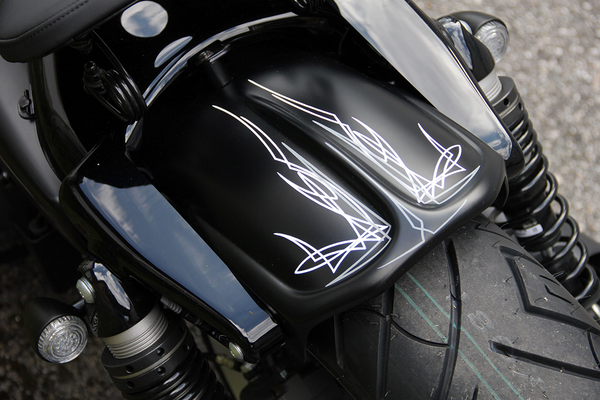 Fender Struts Short For Harley Sportster Black, Gloss, 1, nordicamoto.ro