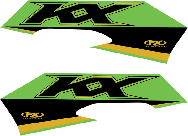 Replacement Oem Tank/shroud Graphics Black, Green, 1, nordicamoto.ro