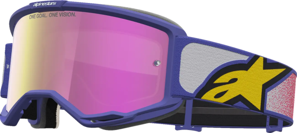 Vision 5 Drag Goggle Red, Purple, 1, nordicamoto.ro