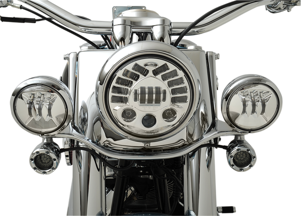 4.5(r) Led Fog Lights Chrome, 2, nordicamoto.ro
