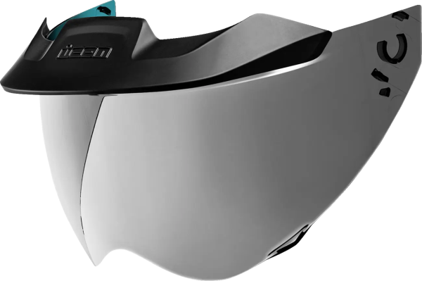 Cască ICON Domain Motoshield argintie  MĂRIME UNICĂ, 1, nordicamoto.ro