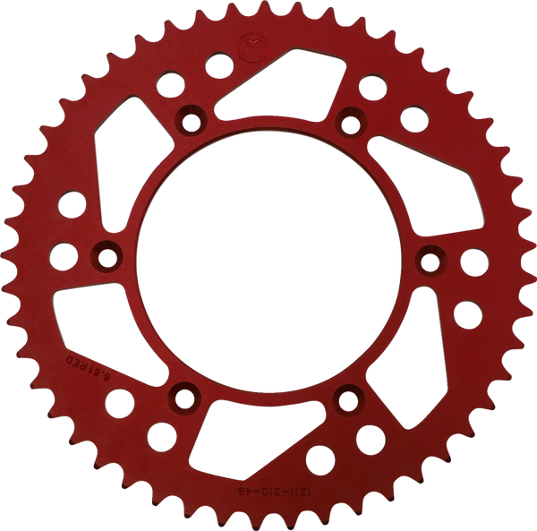 MOOSE RACING Rear Aluminum Sprocket Red, 4, nordicamoto.ro