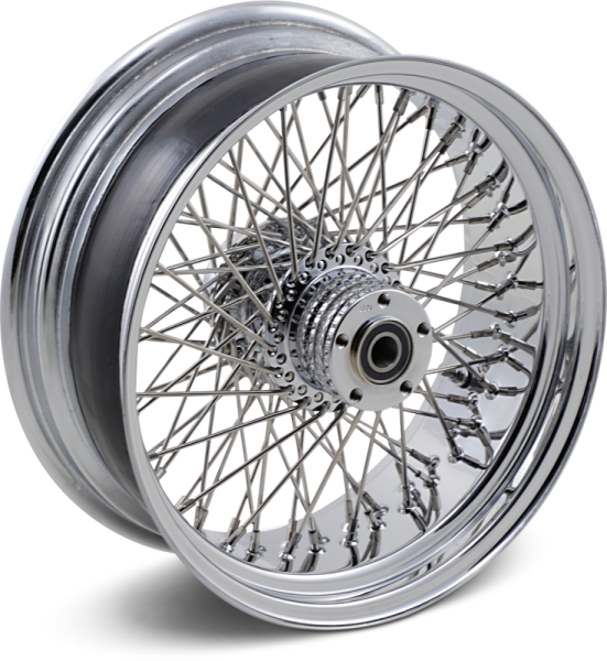 Rear Wheel 17x6 80-spoke Chrome Silver, 1, nordicamoto.ro