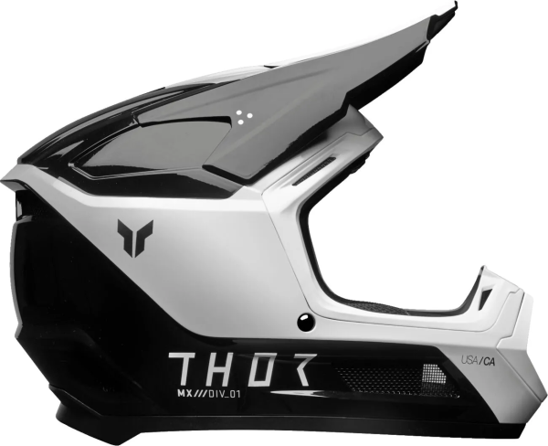 THOR Youth Fleet Storm Helmet White, Black -4