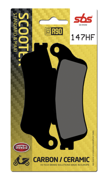 Hf Street Ceramic Organic Brake Pads, 1, nordicamoto.ro