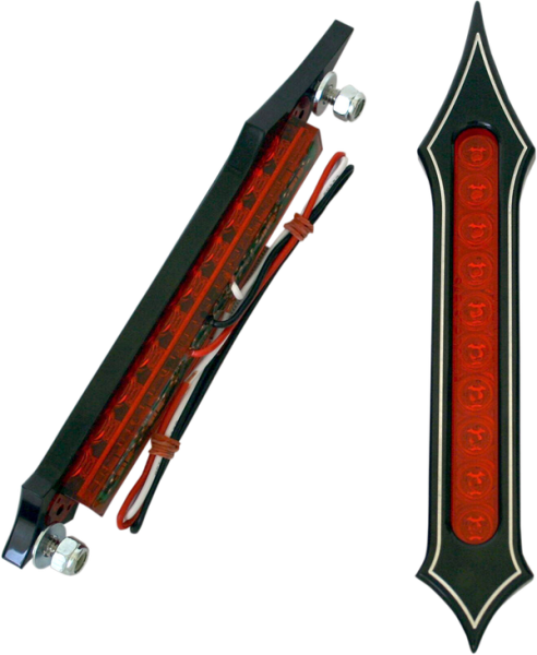 Led Bag Lights Red, 2, nordicamoto.ro