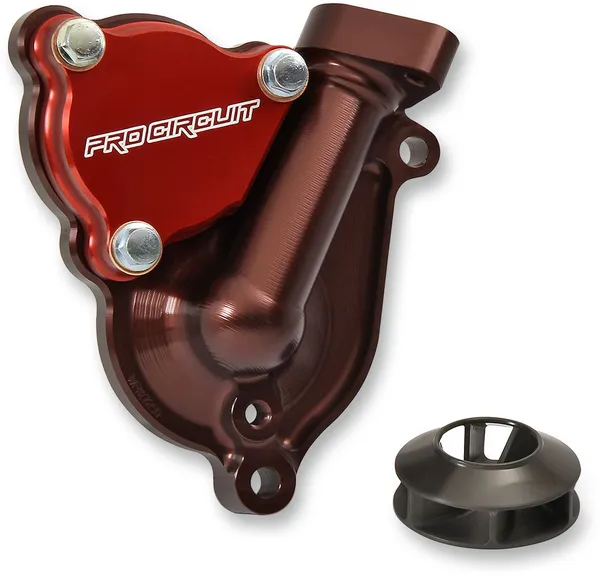 Water Pump Cover With Impeller Red-0