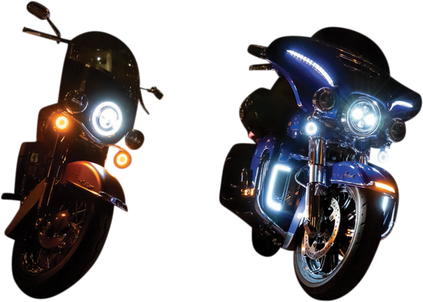 Tracer L.e.d. Front Turn Signal Conversions Amber, 3, nordicamoto.ro
