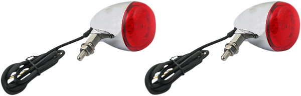 Probeam® Universal Led Bullet Bezel Turn Signals Chrome, 3, nordicamoto.ro