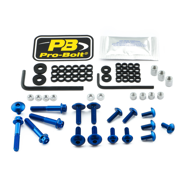 Fairing Bolt Kit For Suzuki Blue, 1, nordicamoto.ro