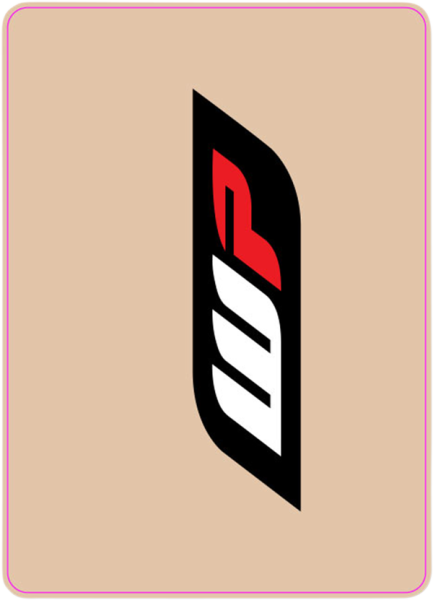 Upper Fork Decal Black, Red, White, 1, nordicamoto.ro