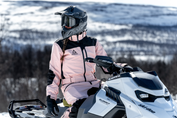 AMOQ Rocket V3 W's Monosuit Powder Pink/Black XS-0
