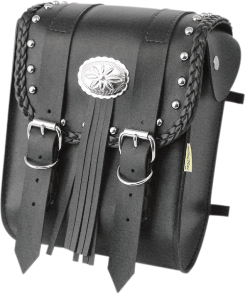 Warrior Sissy Bar Bag Black, 1, nordicamoto.ro