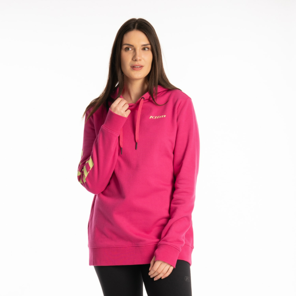 Hanorac Dana Klim Mariposa Long Pullover Cyaneus - White-28
