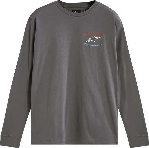 Full Face Long-sleeve T-shirt Gray-2