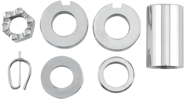 Axle Spacer/nut Kit Silver, 1, nordicamoto.ro