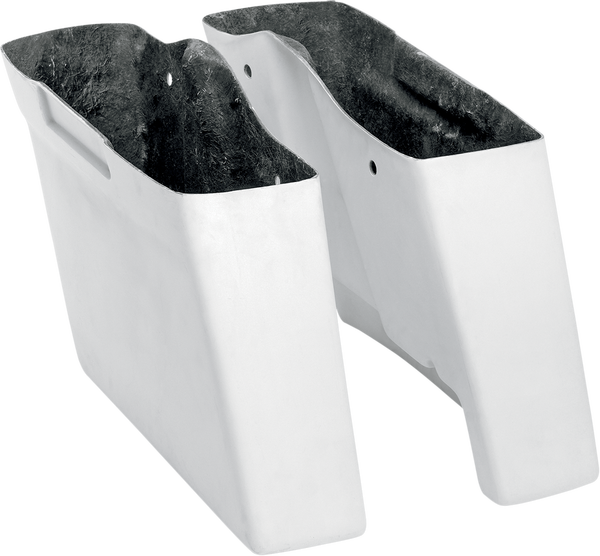4(r) Extended Saddlebags White, Gel Coat, 1, nordicamoto.ro