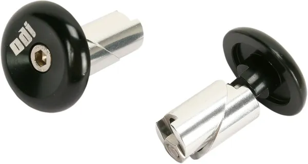 Aluminum Handlebar End Plug Black-0